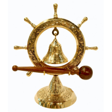 Дзвіночок Гонг жовтий метал Арт.8855