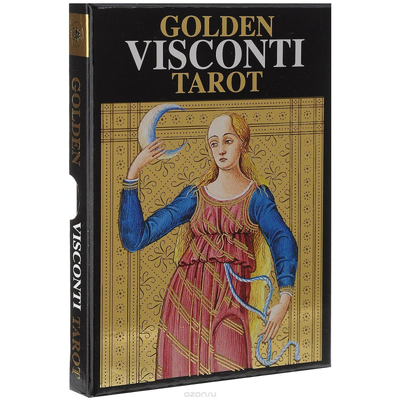 Golden Visconti Tarot Lo Scarabeo Золоте Таро Вісконті. 22 Старших Аркані