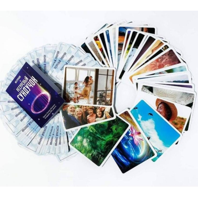 Метафоричні асоціативні карти “Ресурсна скринька“ рос. мовою