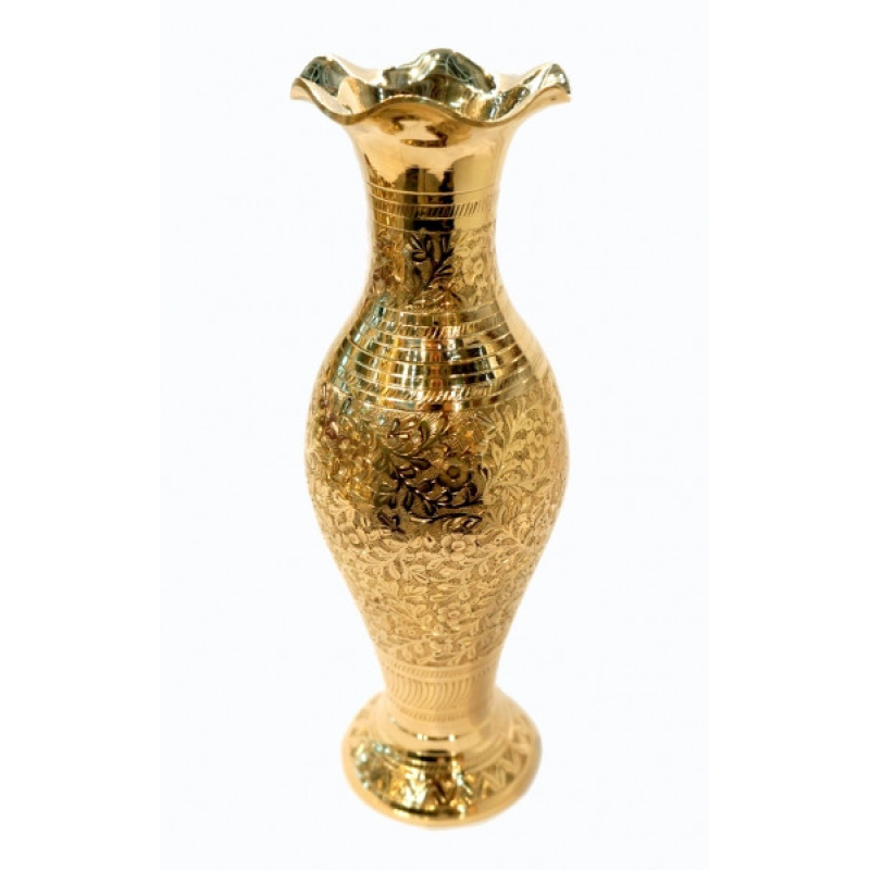 Ваза жовтий метал Арт.4267