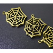 Амулет у гаманець Павутина під бронзу 10 штук