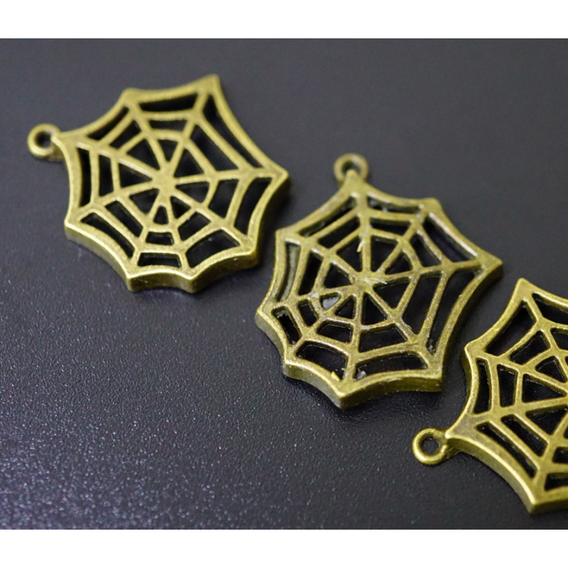 Амулет у гаманець Павутина під бронзу 10 штук