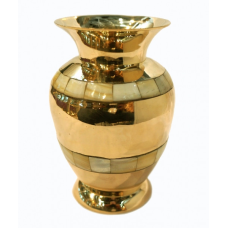 Ваза Shell жовтий метал Арт.5664