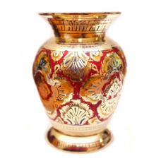 Ваза жовтий метал Арт.5664 Червона