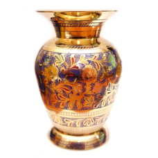 Ваза жовтий метал Арт.5664 Синя