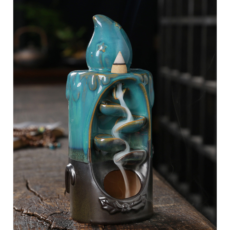 Підставка Рідкий дим Двоколірна свічка Підставка Рідкий дим Двоколірна свічка