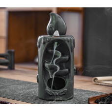 Підставка Рідкий дим Темно-зелена свічка