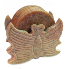 Набір 6 кам“яних підставок під гаряче Метелик