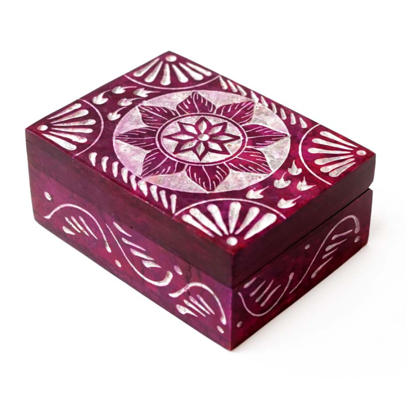 Скринька кам“яна фарбована NO.-200