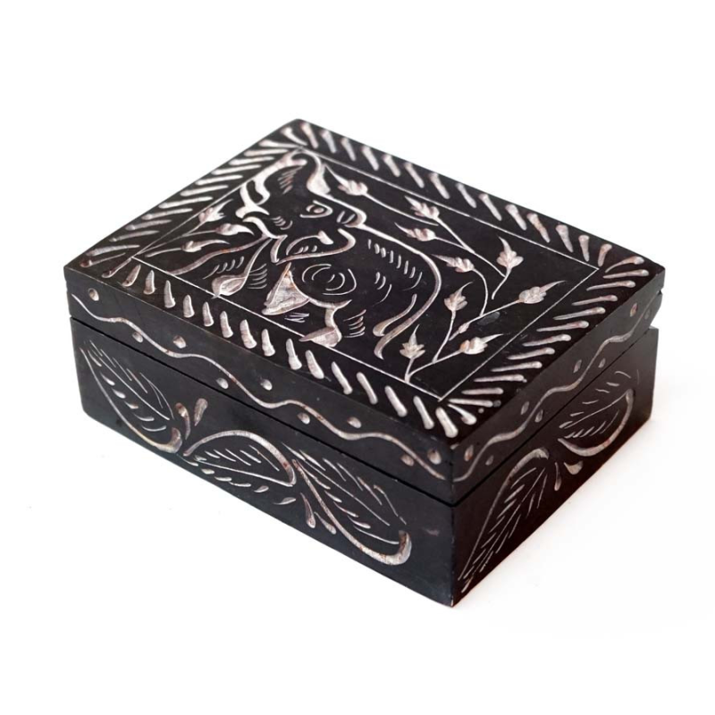 Скринька кам“яна фарбована NO.-214