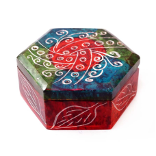 Скринька кам“яна шестигранна NO.-364