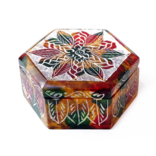 Скринька кам“яна шестигранна NO.-363