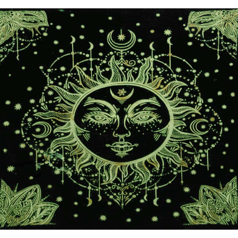 Покривало двоспальне Сур“я салатове