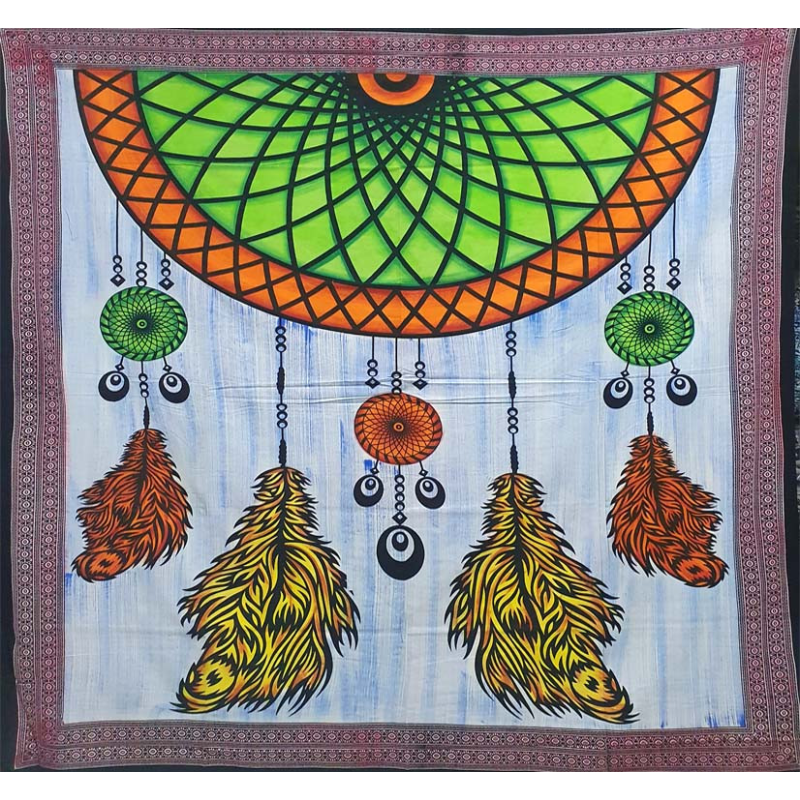 Покривало двоспальне Ловець снів кольорове