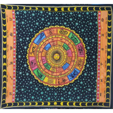 Покривало двоспальне Астрологія кольорове