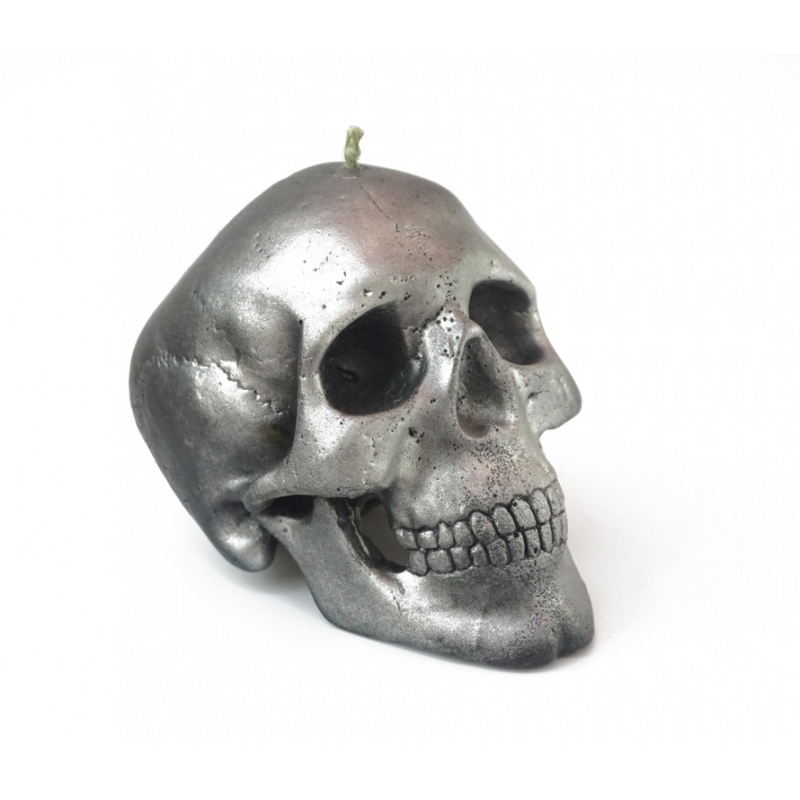 Свічка Череп срібний Свічка Череп срібний