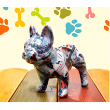 Скарбничка керамічна Собачка. Англійський прапор  №2