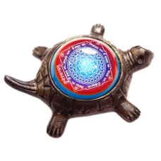 Курма Кубер Янтра на черепасі бронза