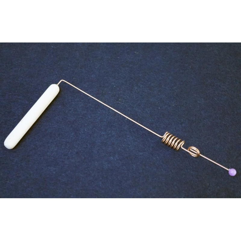 Рамка для біолокації Мідна з каменем Аметист