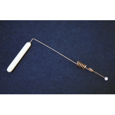 Рамка для біолокації Мідна з каменем Рожевий кварц