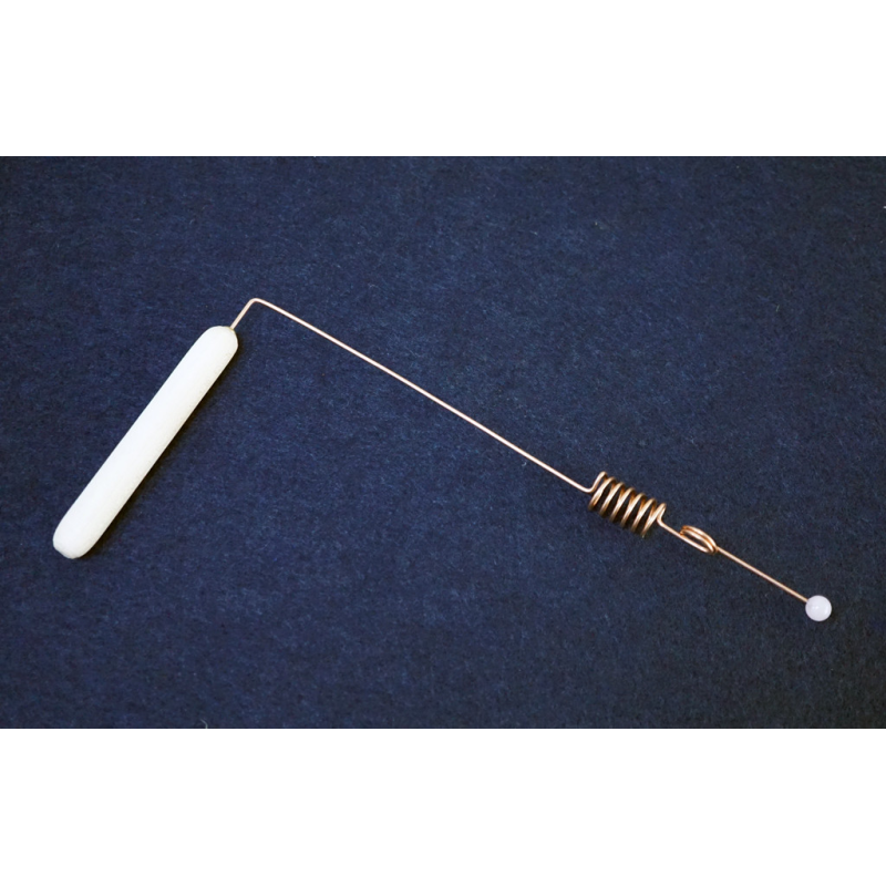 Рамка для біолокації Мідна з каменем Рожевий кварц