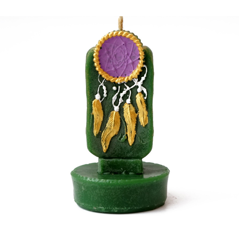 Свічка Ловець снів зелена