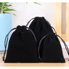 Мішечок оксамитовий великий Чорний