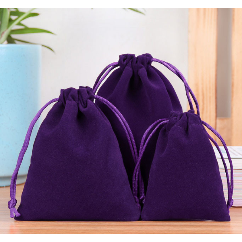 Мішечок оксамитовий великий Фіолетовий