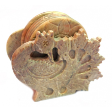 Набір 6 кам“яних підставок під гаряче Павич