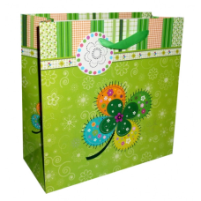 Пакет подарунковий Аплікація Салатовий