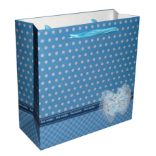 Пакет подарунковий Бантік Блакитний