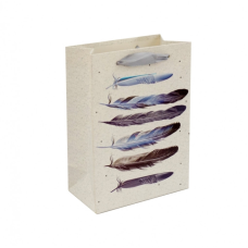 Пакет подарунковий картонний Перья №3