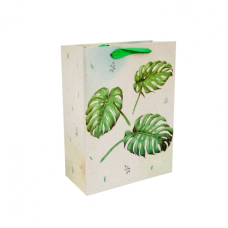 Пакет подарунковий картонний Листя №1