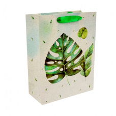 Пакет подарунковий картонний Листя №4