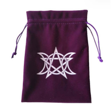 Мішечок для карт Таро “Вікка“ бордовий