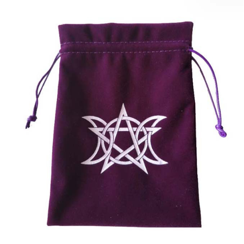 Мішечок для карт Таро “Вікка“ бордовий
