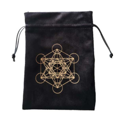Мішечок для карт Таро “Метатрон“ чорний