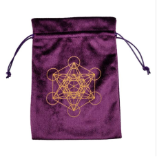 Мішечок для карт Таро “Метатрон“ бордовий