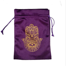 Мішечок для карт Таро “Хамса“ бордовий
