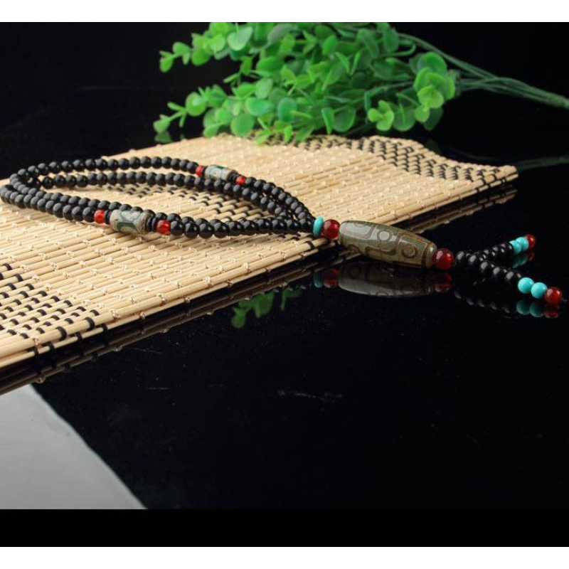 Кольє Зелена ДЗІ 9 очей