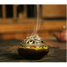 Курильниця для пахощів Деревний мох Жовта