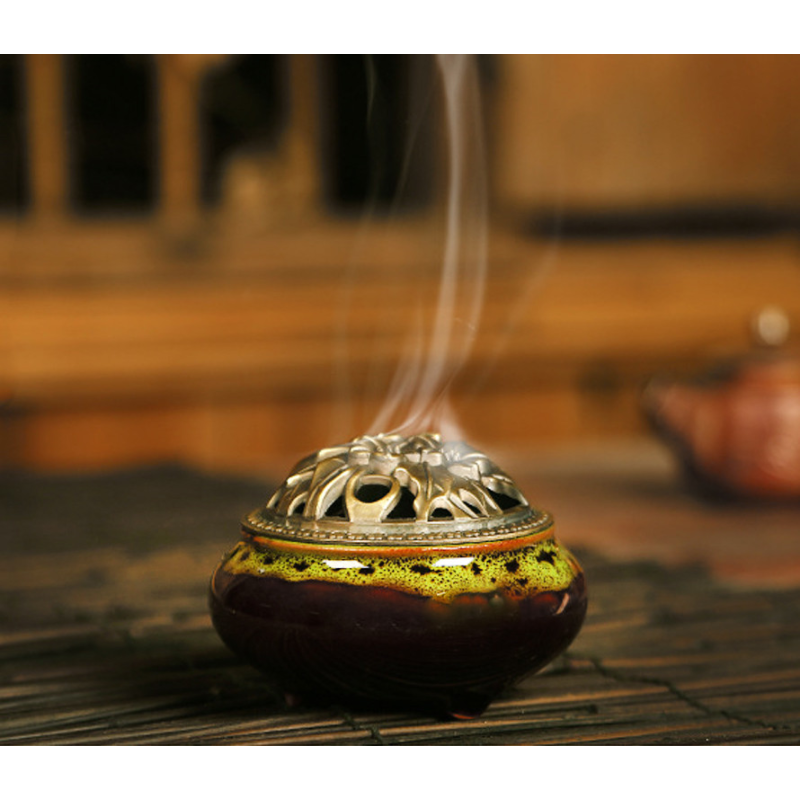 Курильниця для пахощів Деревний мох Жовта