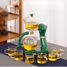 Сервіз Лінивий чай + 6 чашок Оленя зелений 350мл.