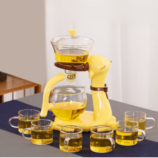 Сервіз Лінивий чай + 6 чашок Оленя жовтий 350мл.