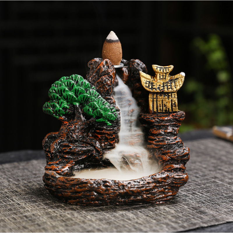 Підставка Рідкий дим Храм прихований у горі Підставка Рідкий дим Храм прихований у горі