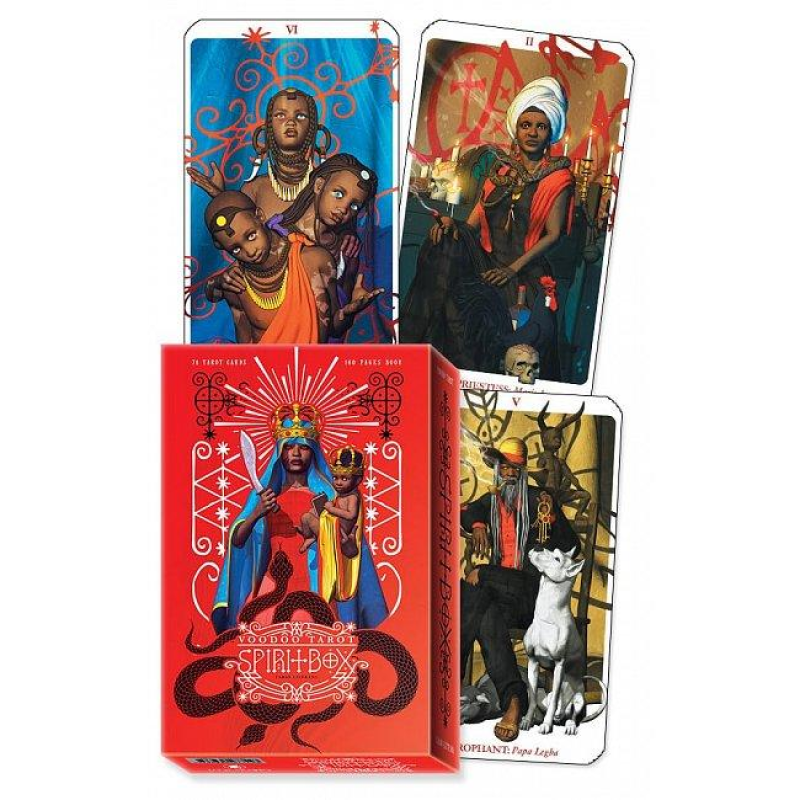 Карті Таро Вуду — Voodoo Tarot: Spirit Box Kit Cards. Lo Scarabeo