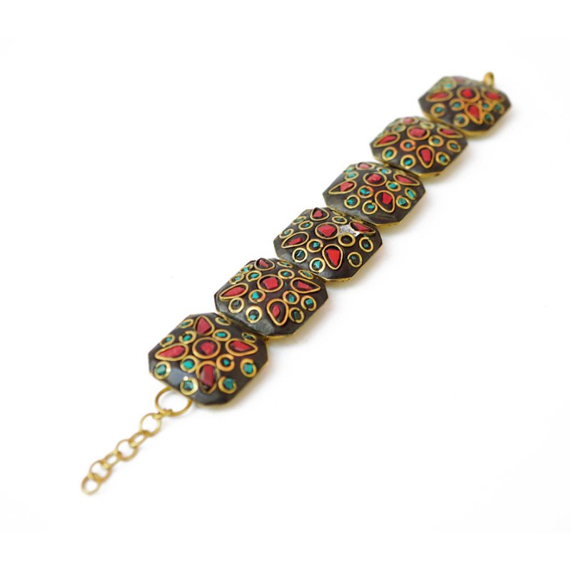 Браслет Мозайка з 5-ти частин Квадрат