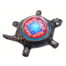 Курма Мано Камна Янтра на черепасі бронза