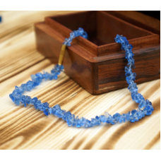 Намиста з імітацією натурального каменю Блакитні