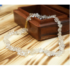 Намиста з імітацією натурального каменю Прозорі